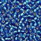 Miyuki seed beads 8/0 - Silverlined capri blue 8-25